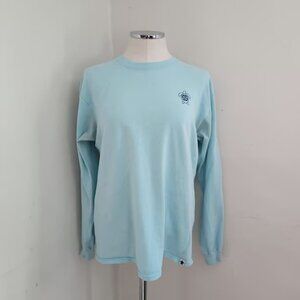 Simply Southern Blue Turtle Jack Back Tee T Shirt Women's Medium